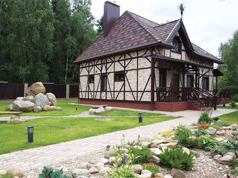 Дом ручной работы для ценителей природных материалов и эксклюзива