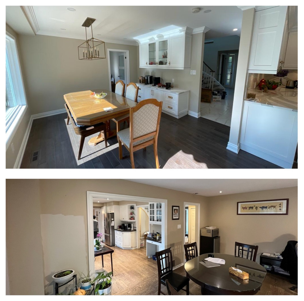 Complete Main Floor remodelling including removing a few load-bearing walls