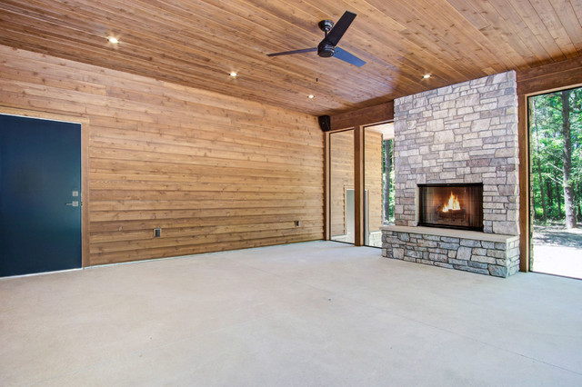 Rustic Modern rustico-porche