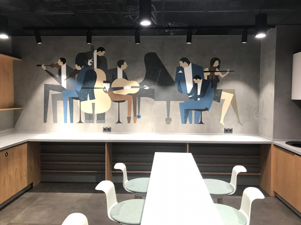 Оформление стен