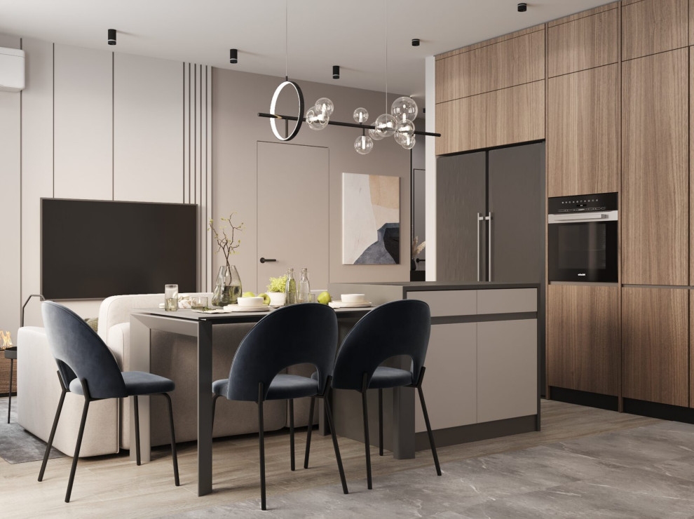 ЖК "Красный Аксай" Гостиная для студии Zadizain