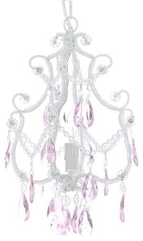 Wrought Iron Crystal chandelier Single Light