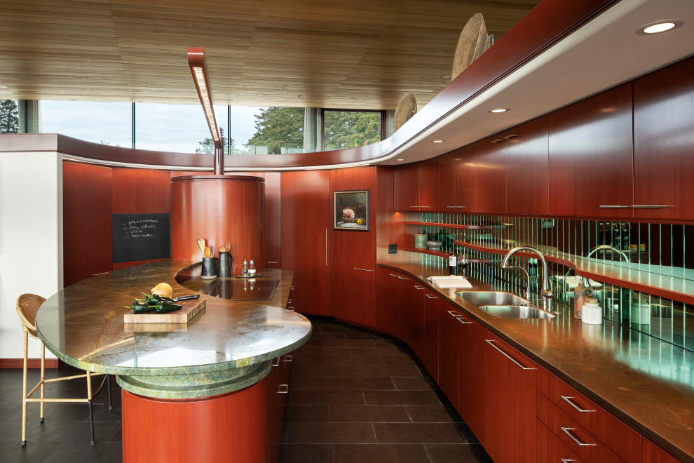 Midcentury kitchen in Seattle.
