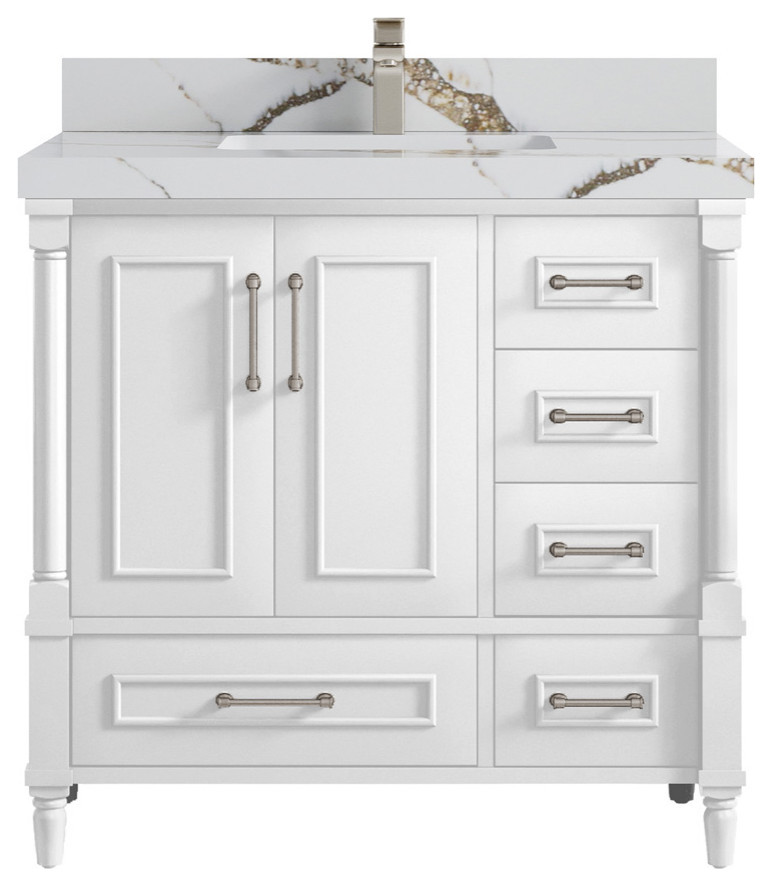 Aberdeen Bathroom Vanity Traditional Bathroom Vanities And Sink Consoles by Willow Bath