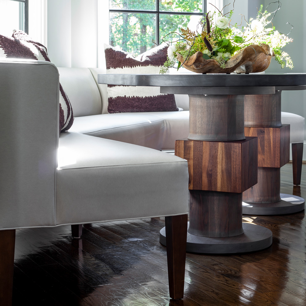 Inspiration for a transitional home design remodel in Charlotte