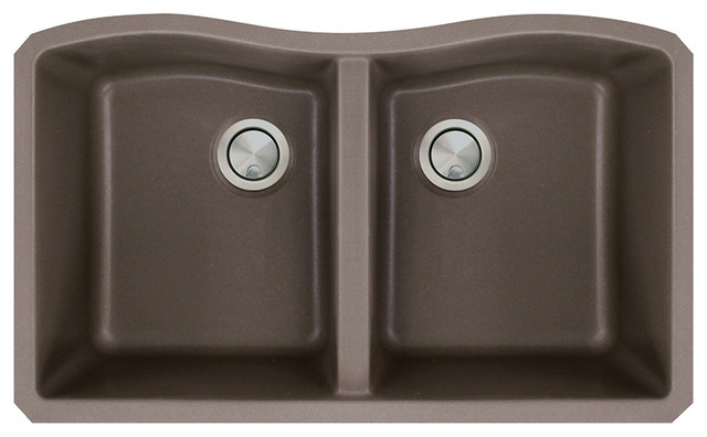 Transolid Aversa Granite 32-in Undermount Kitchen Sink