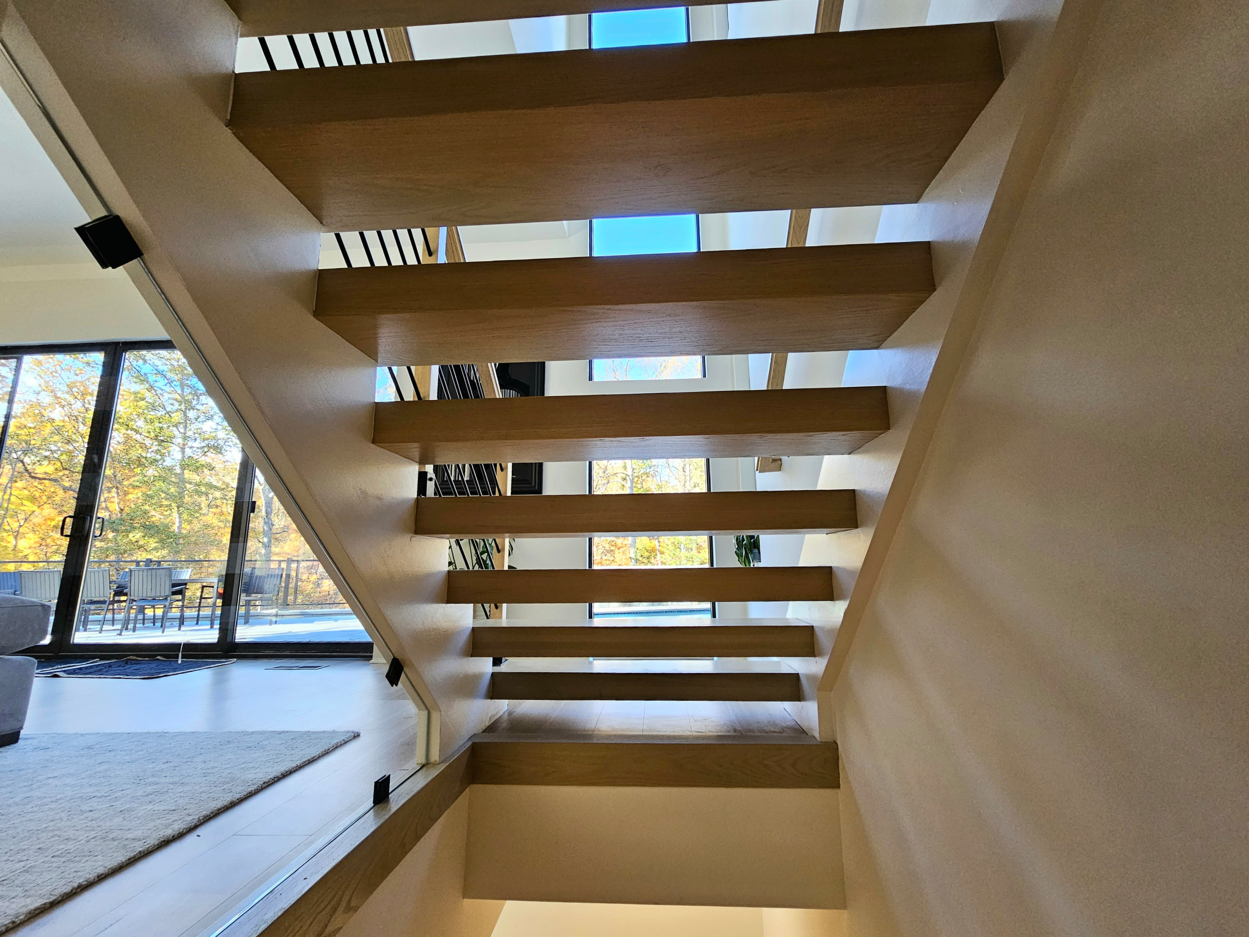 111_Open-Rise Stair with a Stunning Pool View, Great Falls, VA 22066