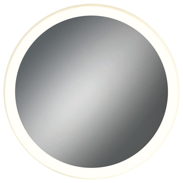 Eurofase Round Led Mirror With Edge Lit Dimmable Touch Sensor Eurofase Round Led Mirror With Edge Lit
