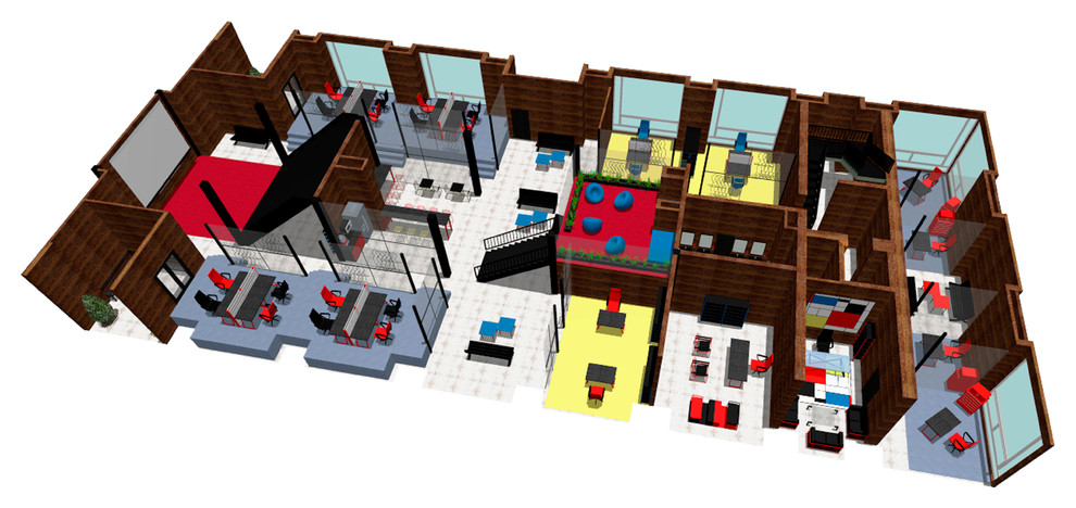 Проект офисного пространства анимационной студии "FABULA"