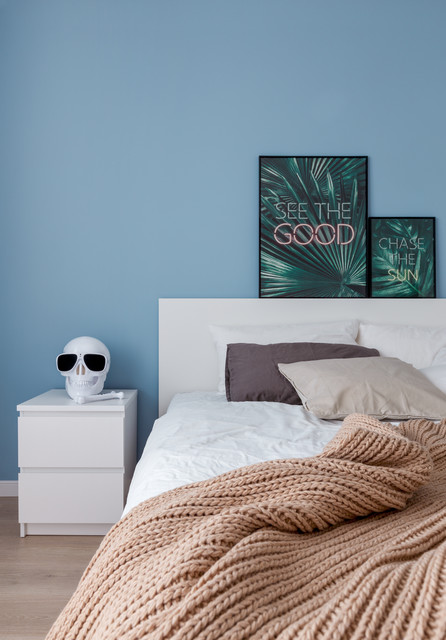 Surf 98м2 eklektisch-schlafzimmer