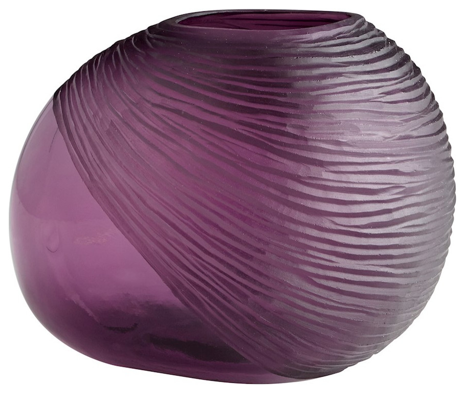 Cyan Design Small Amethyst Pebble Vase, Purple - Contemporary - Vases ...