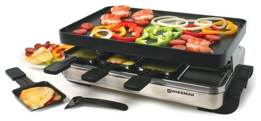 Swissmar - 8 Person Stelvio Raclette Party Grill - Traditional - Fondue And  Raclette Sets - by Chef's Arsenal | Houzz