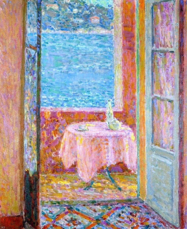 Henri Le Sidaner Table by the Sea Villefranche-sur-Mer Wall Decal