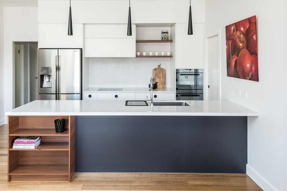 Design ideas for an eclectic kitchen in Melbourne.