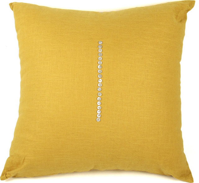 Canary Yellow Pillow Contemporary Decorative Pillows by