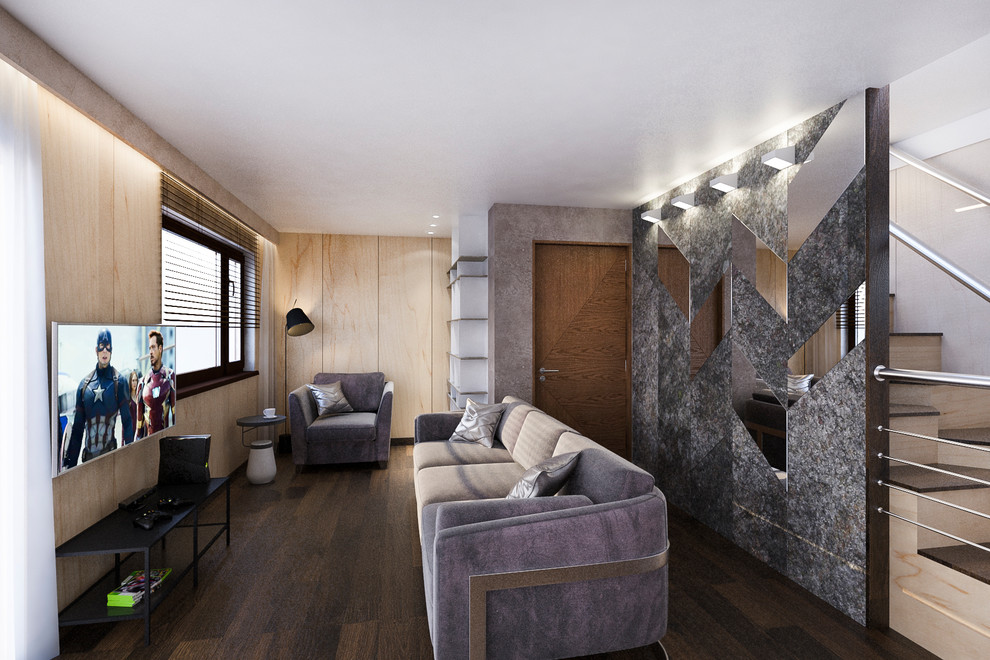 Интерер дома из морских контейнеров