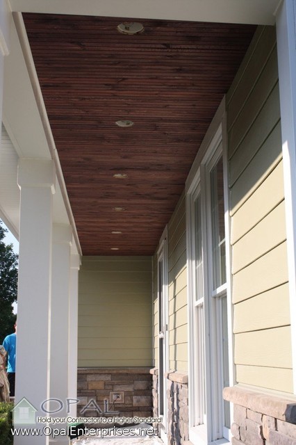 Hardie Heathered Moss Siding White Trim Verestta Stone Stained