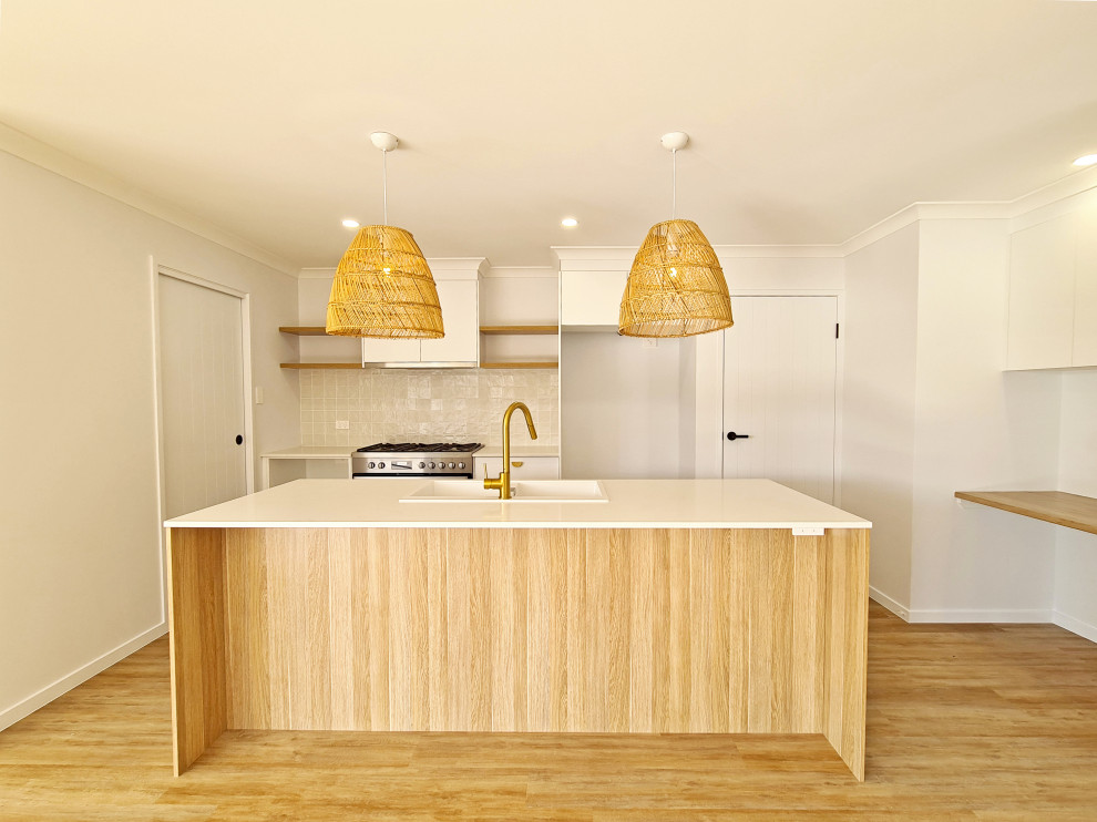 This is an example of a scandinavian kitchen in Sunshine Coast.