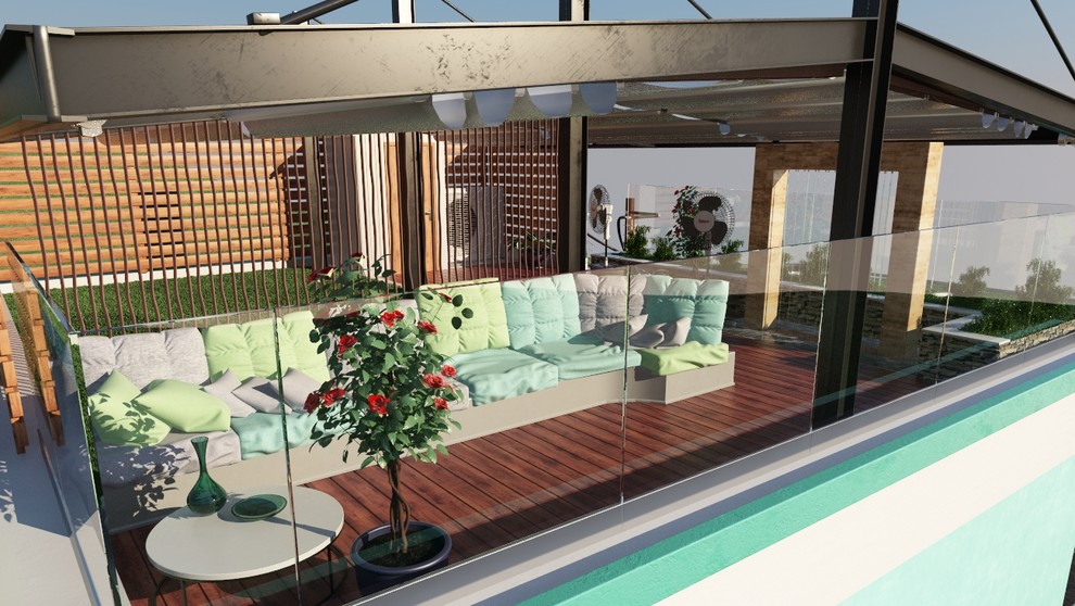 Барбекю на крыше