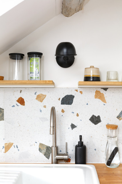 Cuisine sous combles contemporary-koek