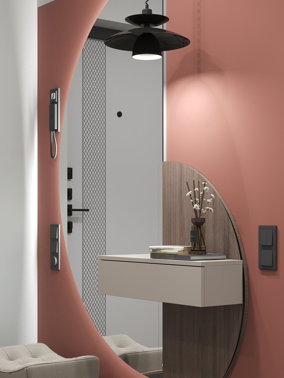 Квартира для молодой семьи с элементами сканди