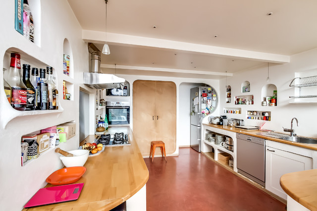 loft argenteuil eclectic-kitchen