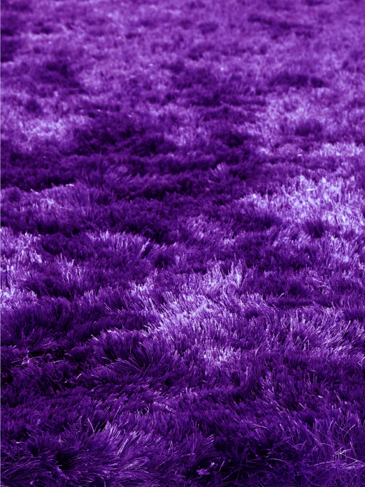 Quirk Purple Shag Rug, 10' Round