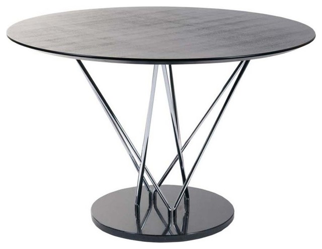 Modern Round Pedestal Dining Table eurostyle stacy pedestal round dining table w/ black marble base Modern Round Pedestal Dining Table eurostyle stacy pedestal round dining table w/ black marble base