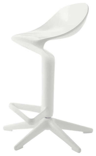 Spoon Stool by Kartell, White
