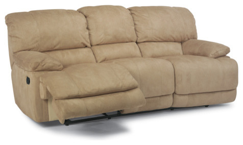 Reclining Sofa and Loveseat with Glider Recliner