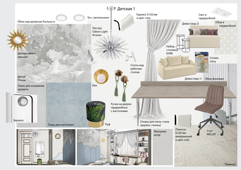 Проект квартиры, 110 м.кв.