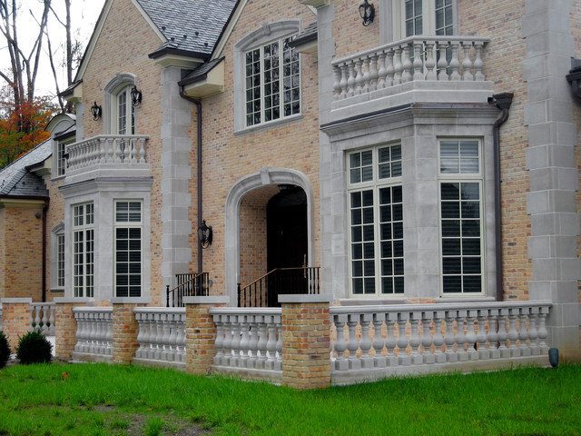 Indiana Limestone Facade Bedford Ct Traditional Exterior