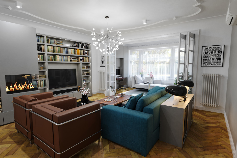Umbau einer Villa - Современный - Семейная комната - Берлин - от ...
