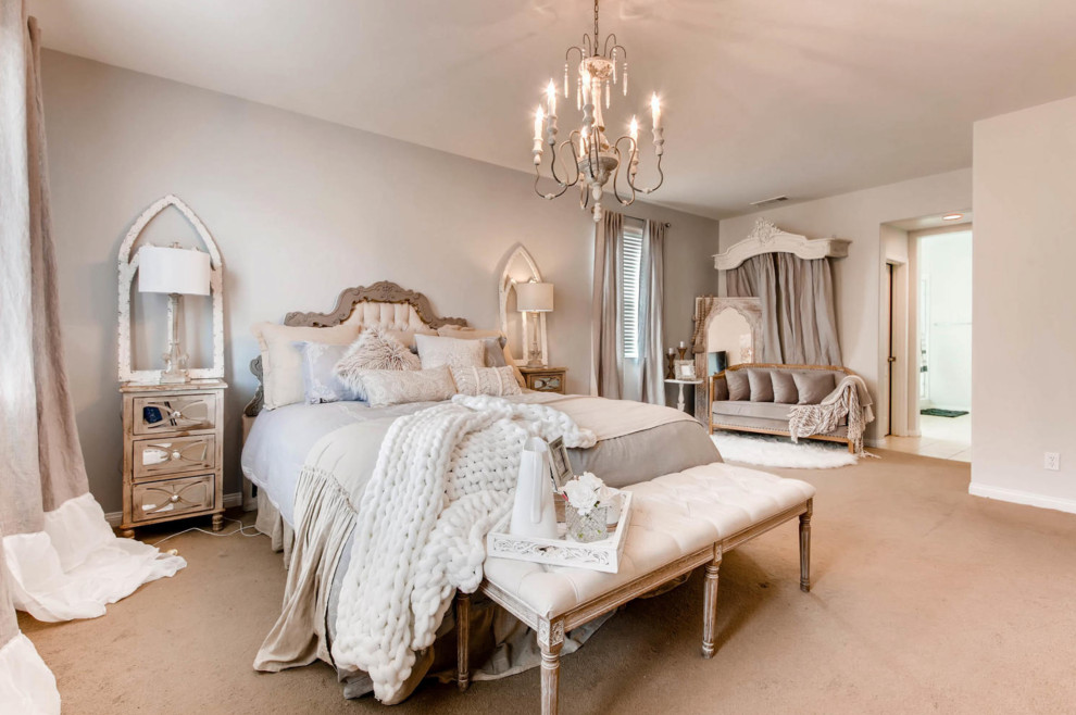 Modern Farmhouse - Beautiful master bedroom design that won the "This is Me" contest for Pier One Imports