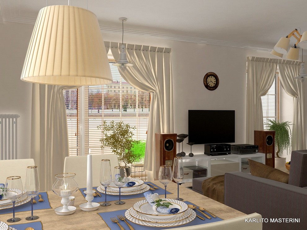 Теплый интерьер