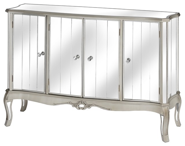 Argente Mirrored Four Door Sideboard