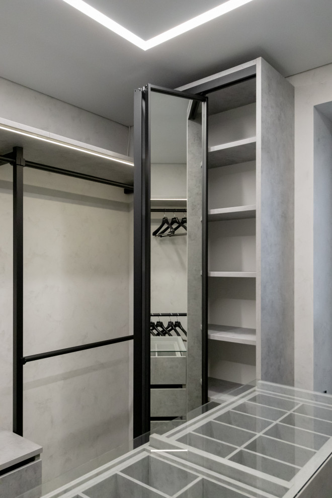 Шкаф со складными дверьми в профиле raumplus s1200