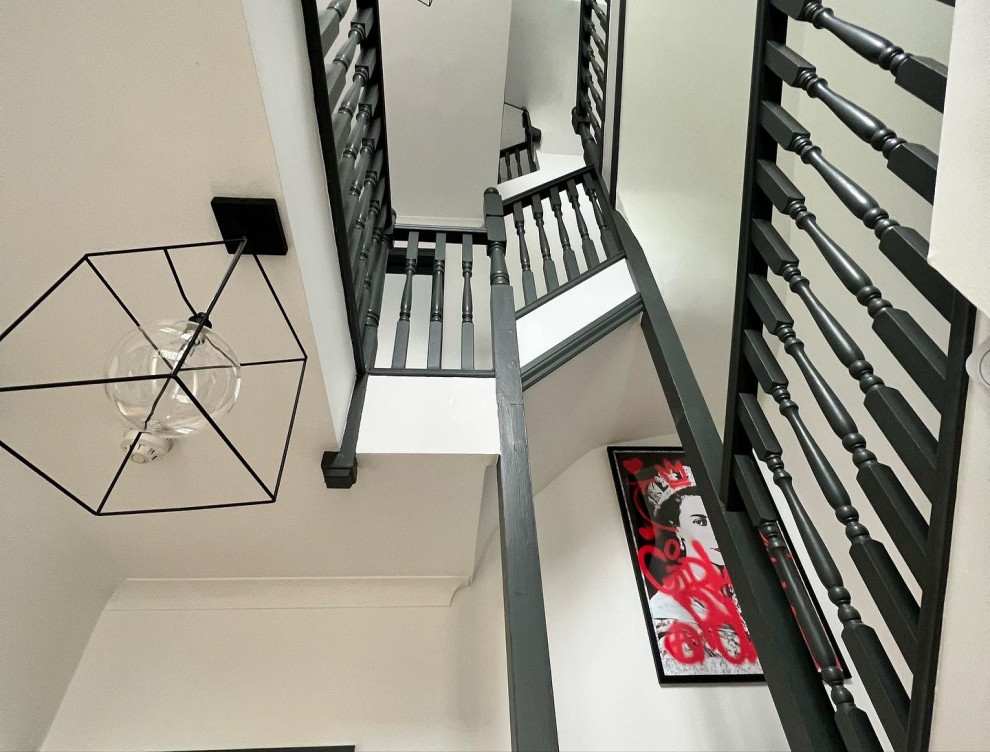 Modern Victorian Townhouse Staircase