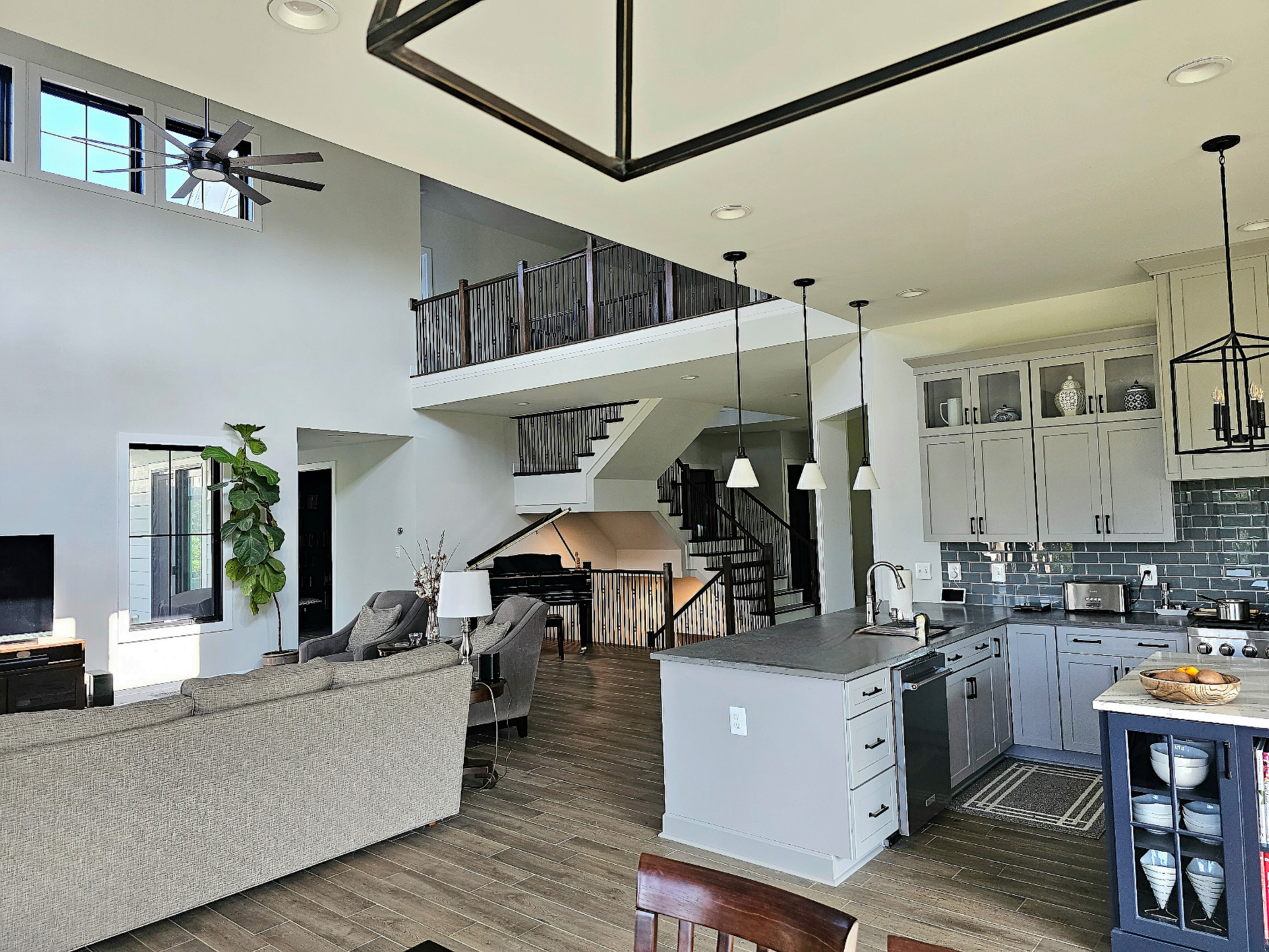 109_Impressive Floating Staircase in Countryside Retreat, Upper Marlboro, MD