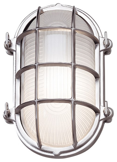 Norwell Lighting Mariner 1 Light Sconce/Oval, Chome 1101-CH-FR