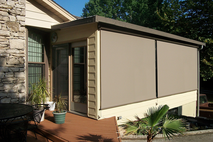 Exterior Solar Shades Sunroom Philadelphia by