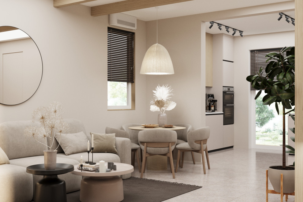 Проект 1 этаж дома 45м2