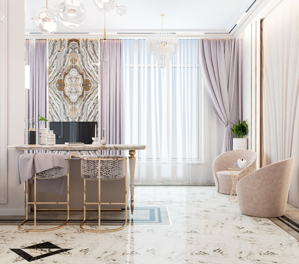 Дизайн-проект 4 комнатной квартиры в Анапе