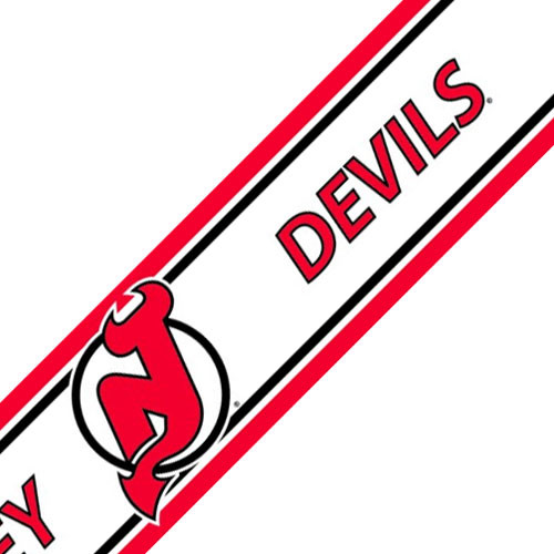 NHL New Jersey Devils Self-Stick Hockey Wall Border Roll