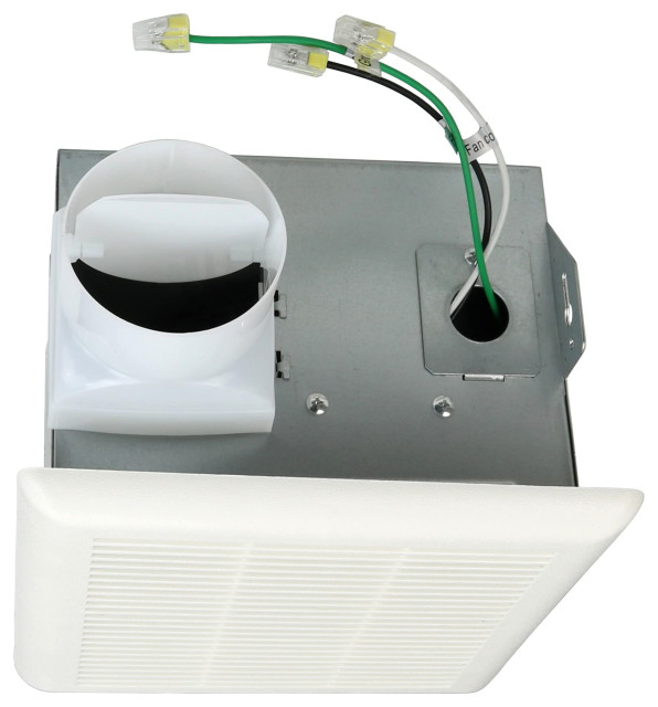 Very Quiet Bathroom Exhaust Ventilation Fan 70 CFM, 2.0 Sone Modern