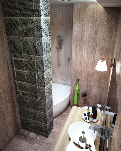 Проект жилой квартиры на улице Выборгская "легкий лофт"