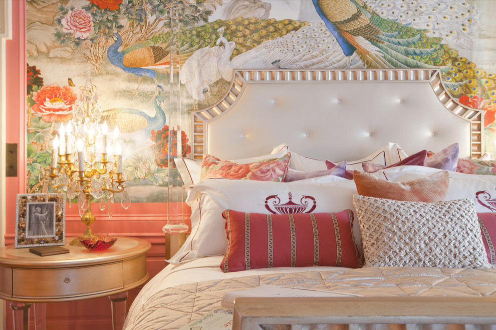 Design ideas for an eclectic bedroom in Los Angeles.