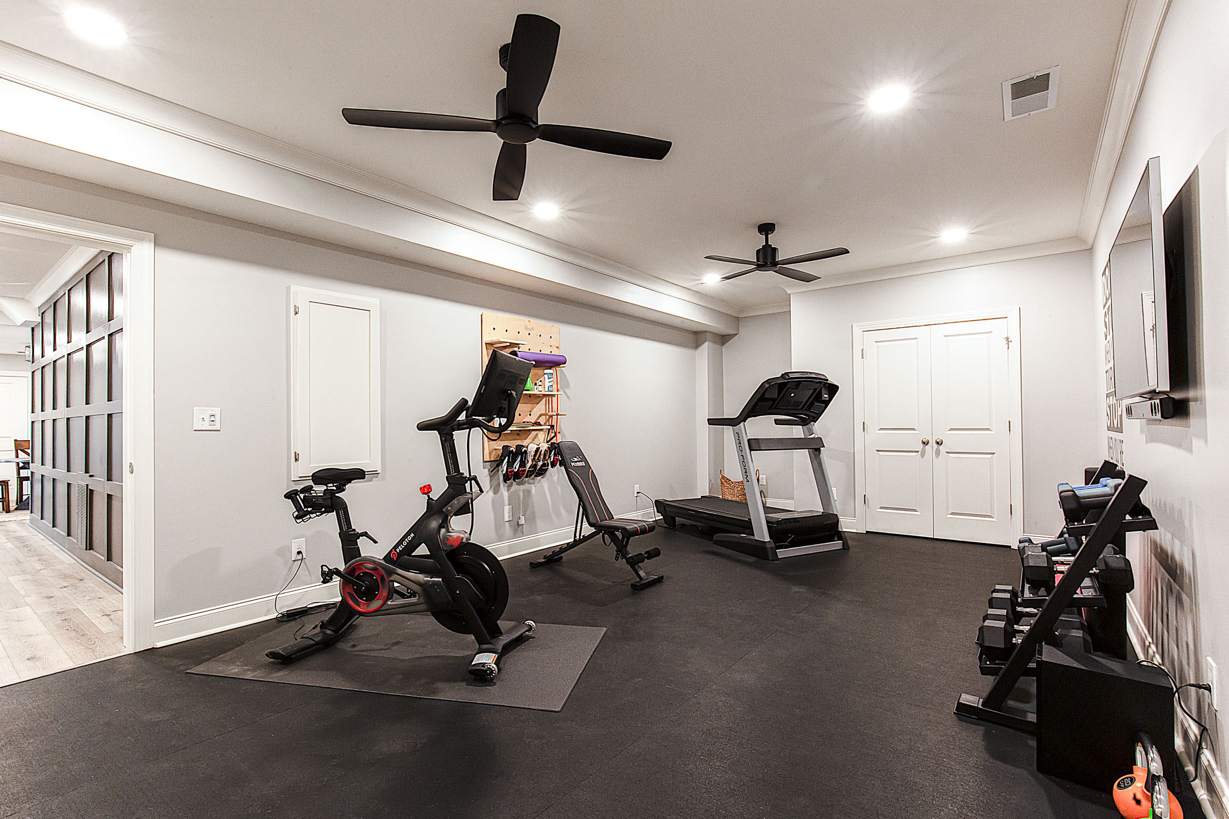 Home Gym Design Ideas, Inspiration & Images - February 2024