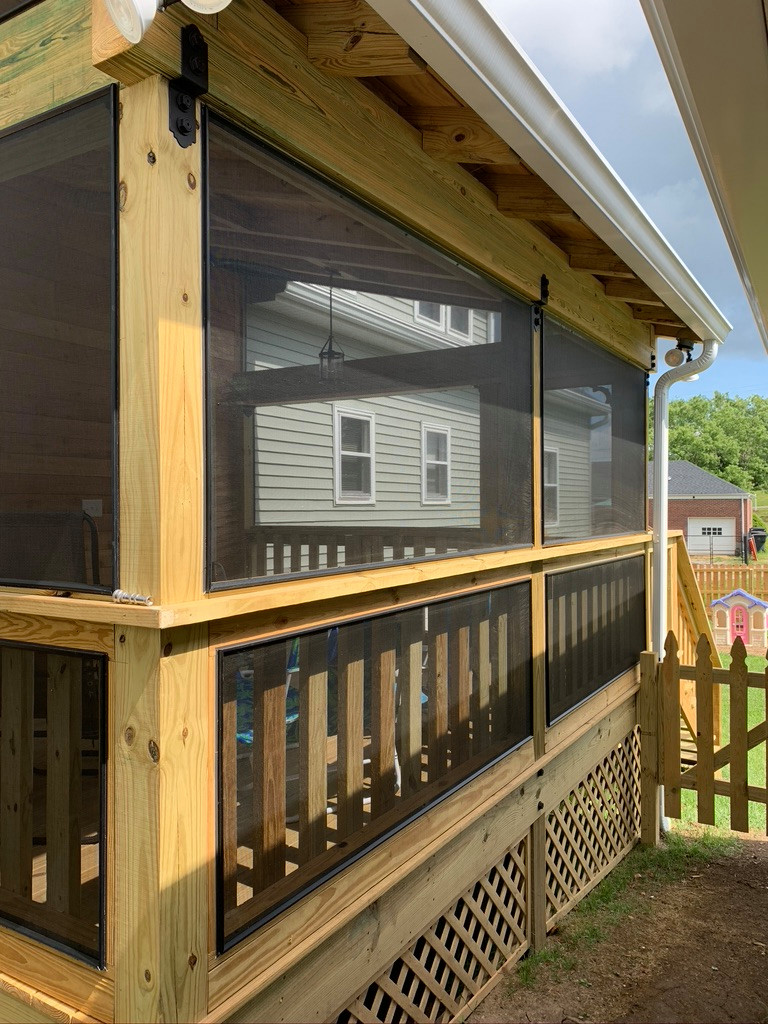 Rustic back porch