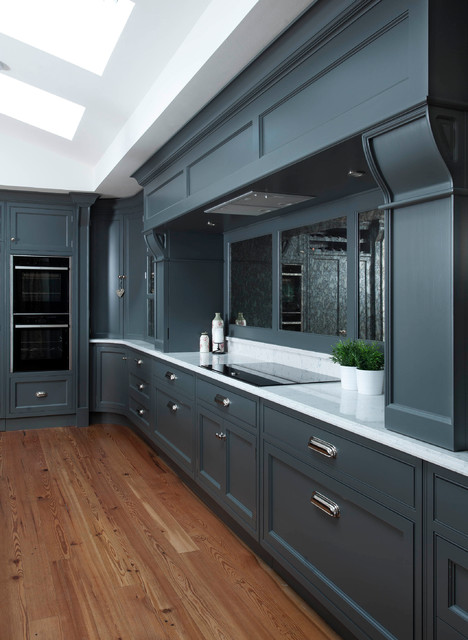 Downpipe transitional-kitchen